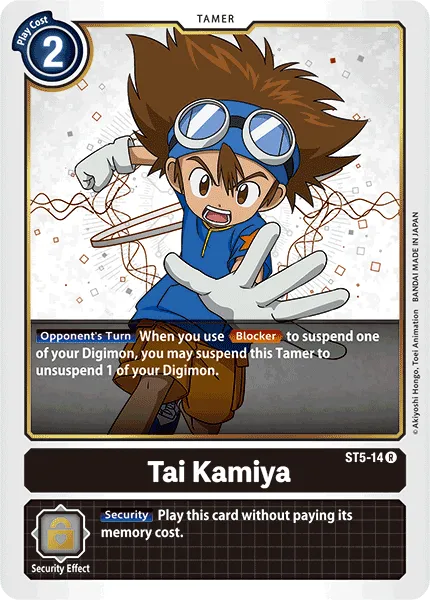 Tai Kamiya (ST5-14) card