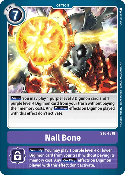 Nail Bone (ST6-16) card