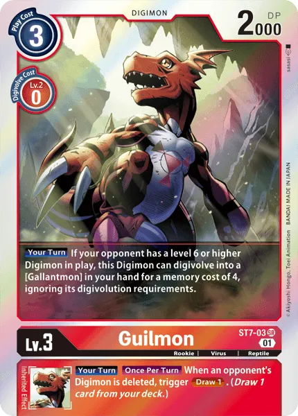 Guilmon (ST7-03) card