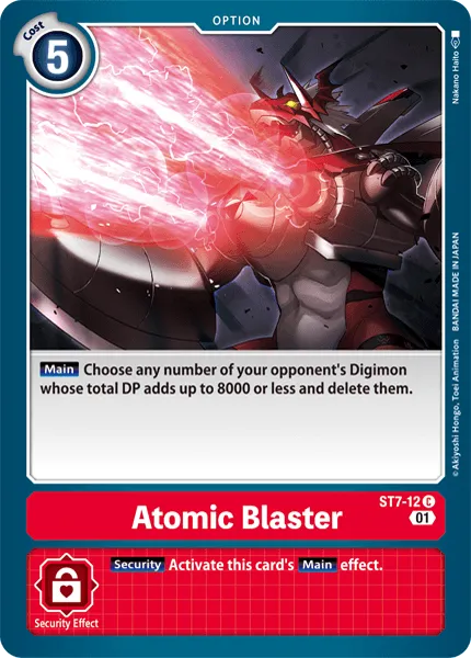 Atomic Blaster (ST7-12) card