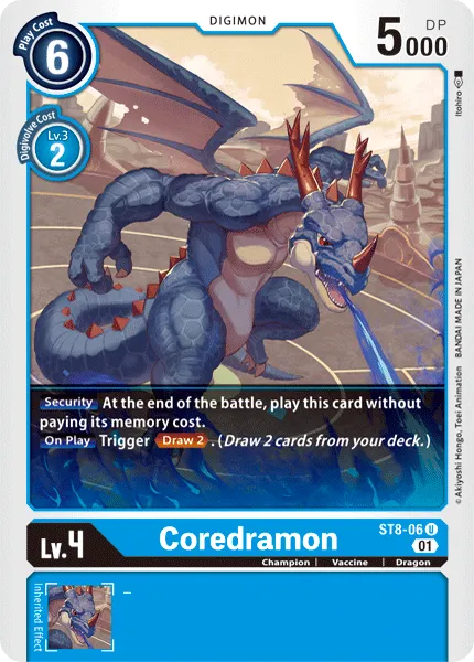 Coredramon (ST8-06) card