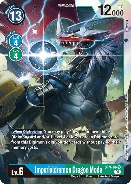 Imperialdramon: Dragon Mode (ST9-06) card