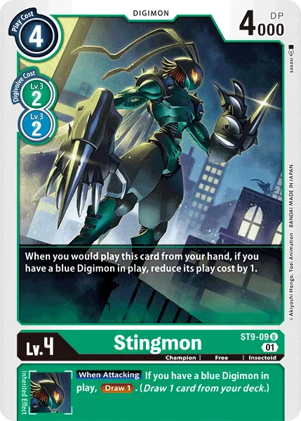 Stingmon (ST9-09) card
