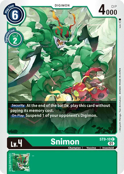 Snimon (ST9-10) card