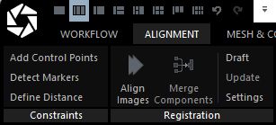 Align Images の実行
