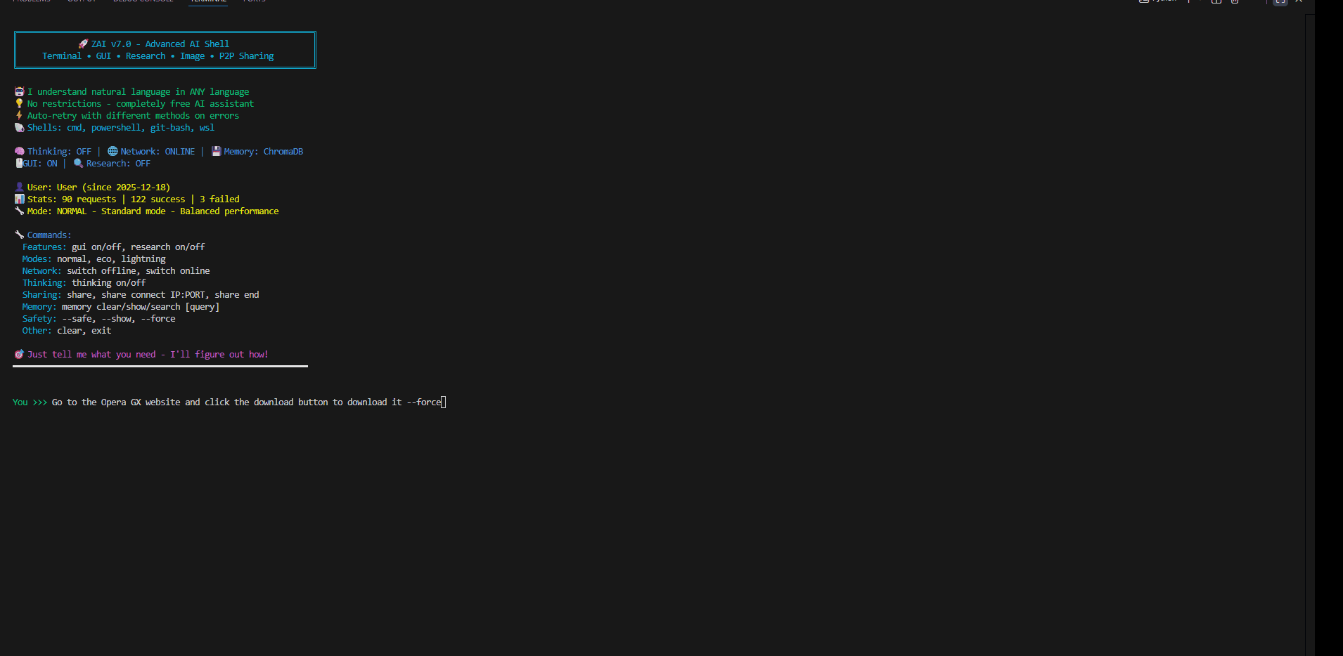 Opera GX Installation Demo