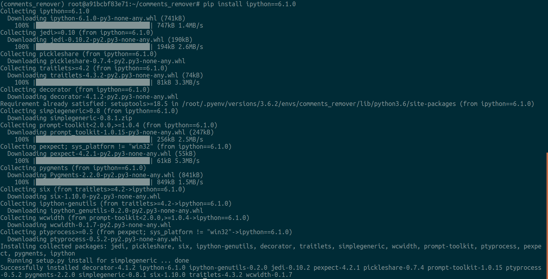 ./docs/images/pip-install-ipython-6-1-0.png