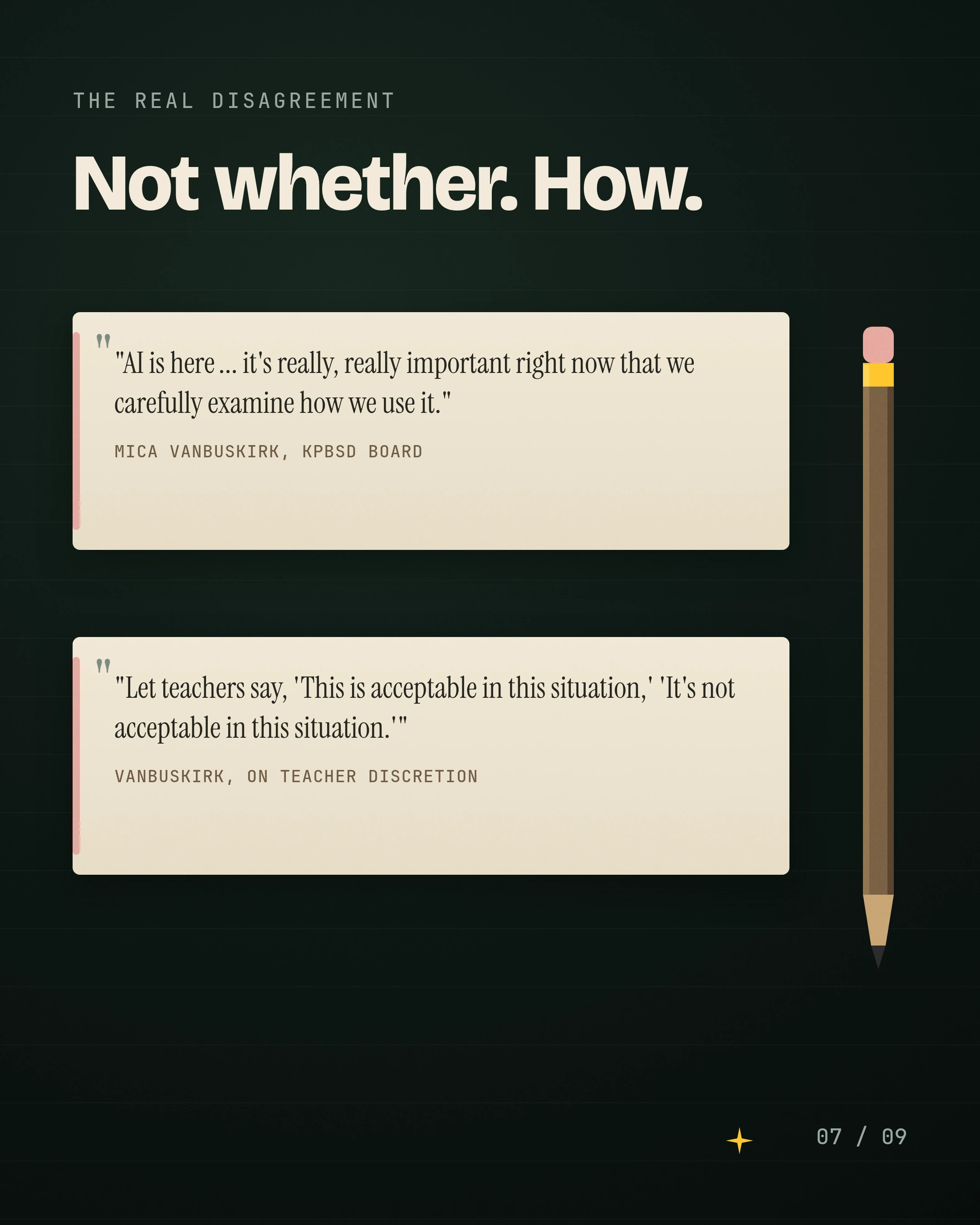 Not whether. How