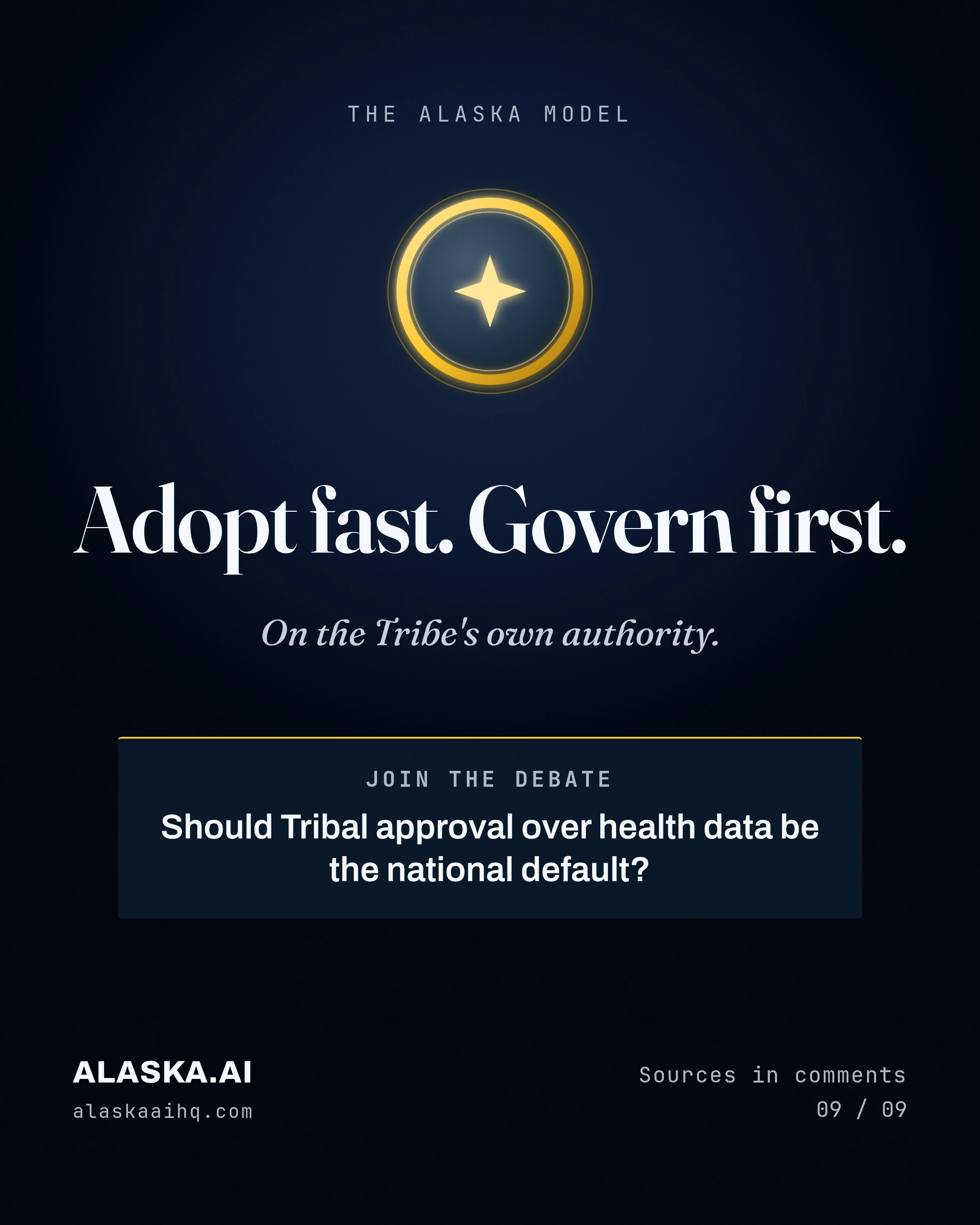 Adopt fast. Govern first