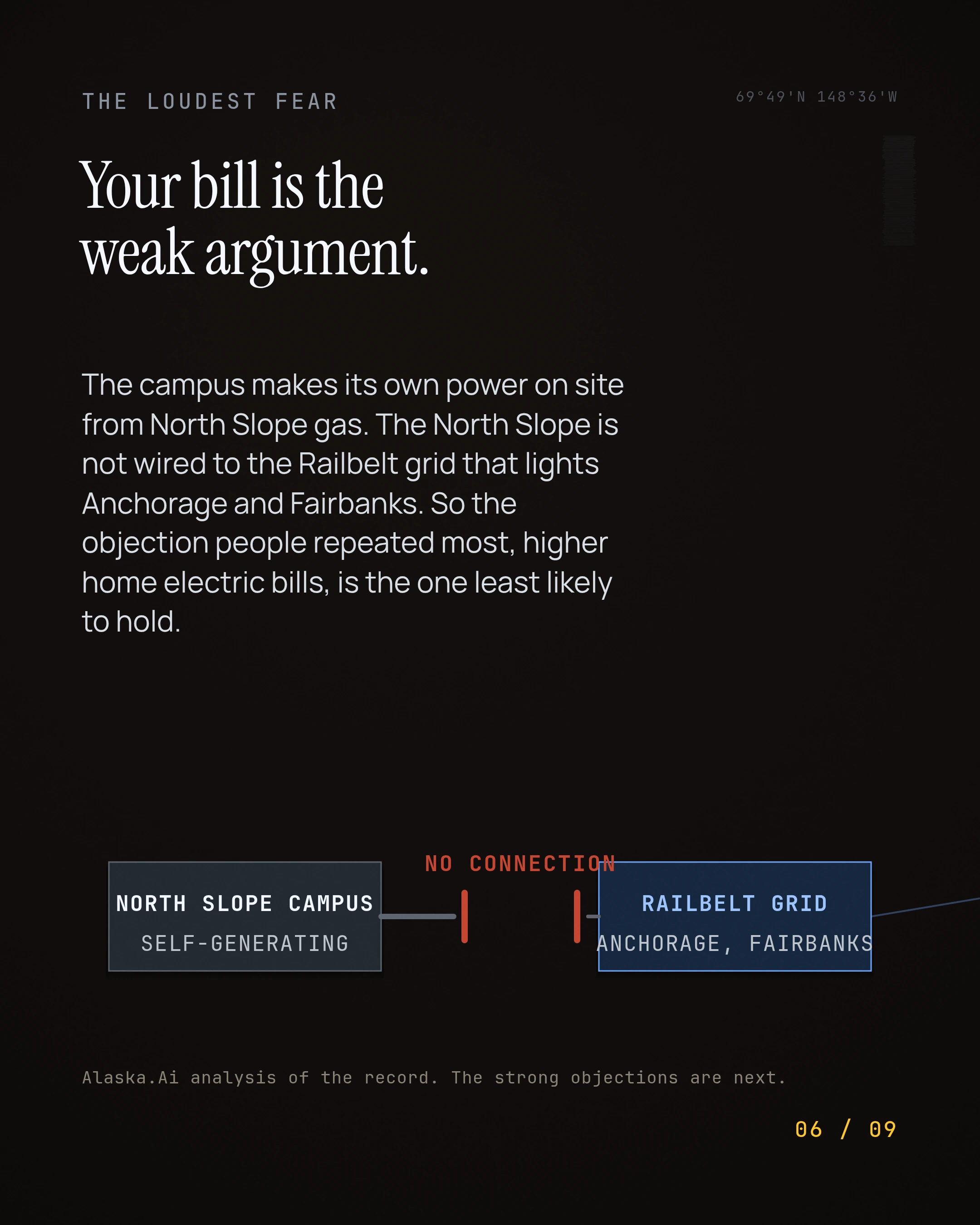 Your bill is the weak argument