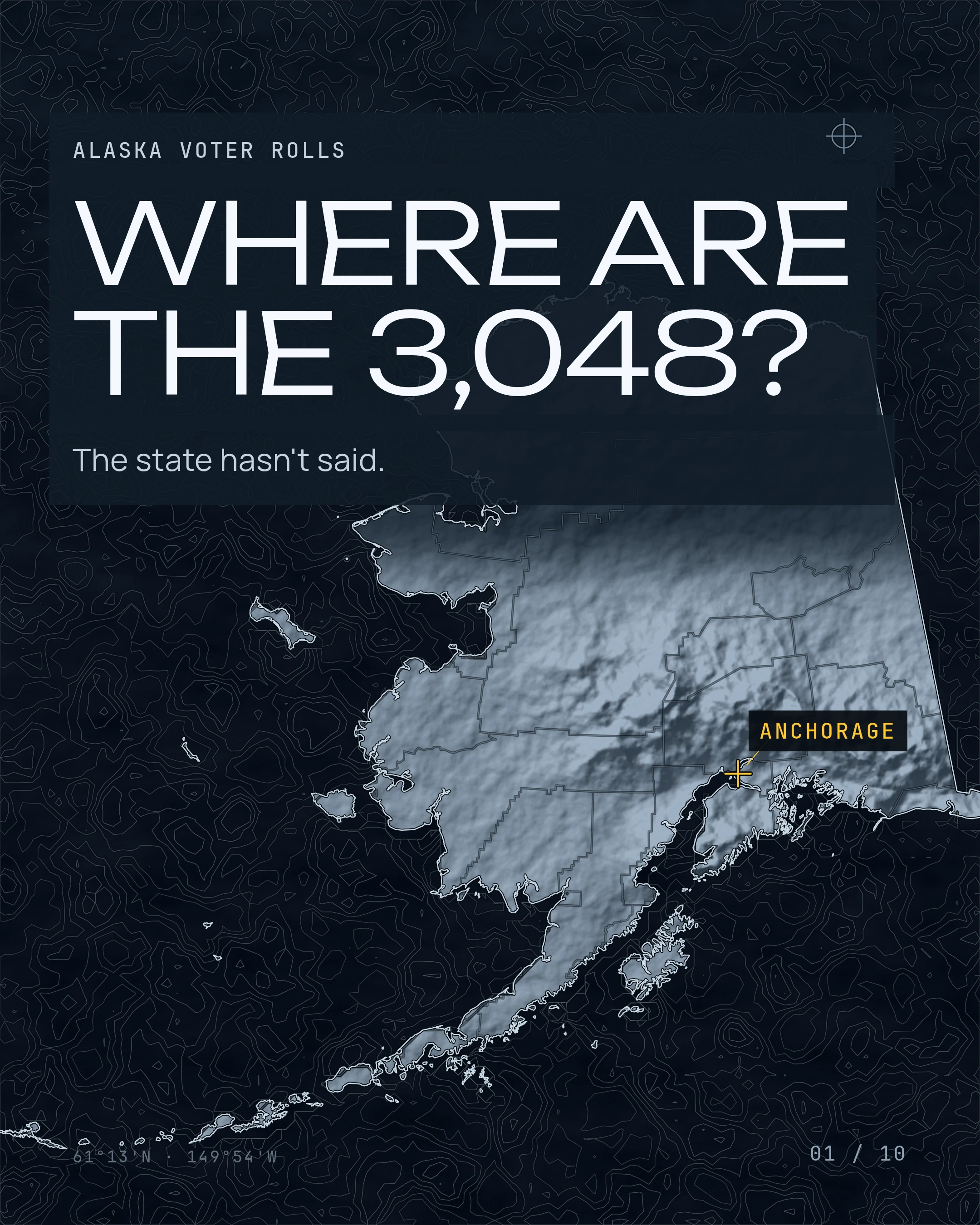 Where Are the 3,048? The Map Alaska Hasn't Drawn, slide 1 of 10