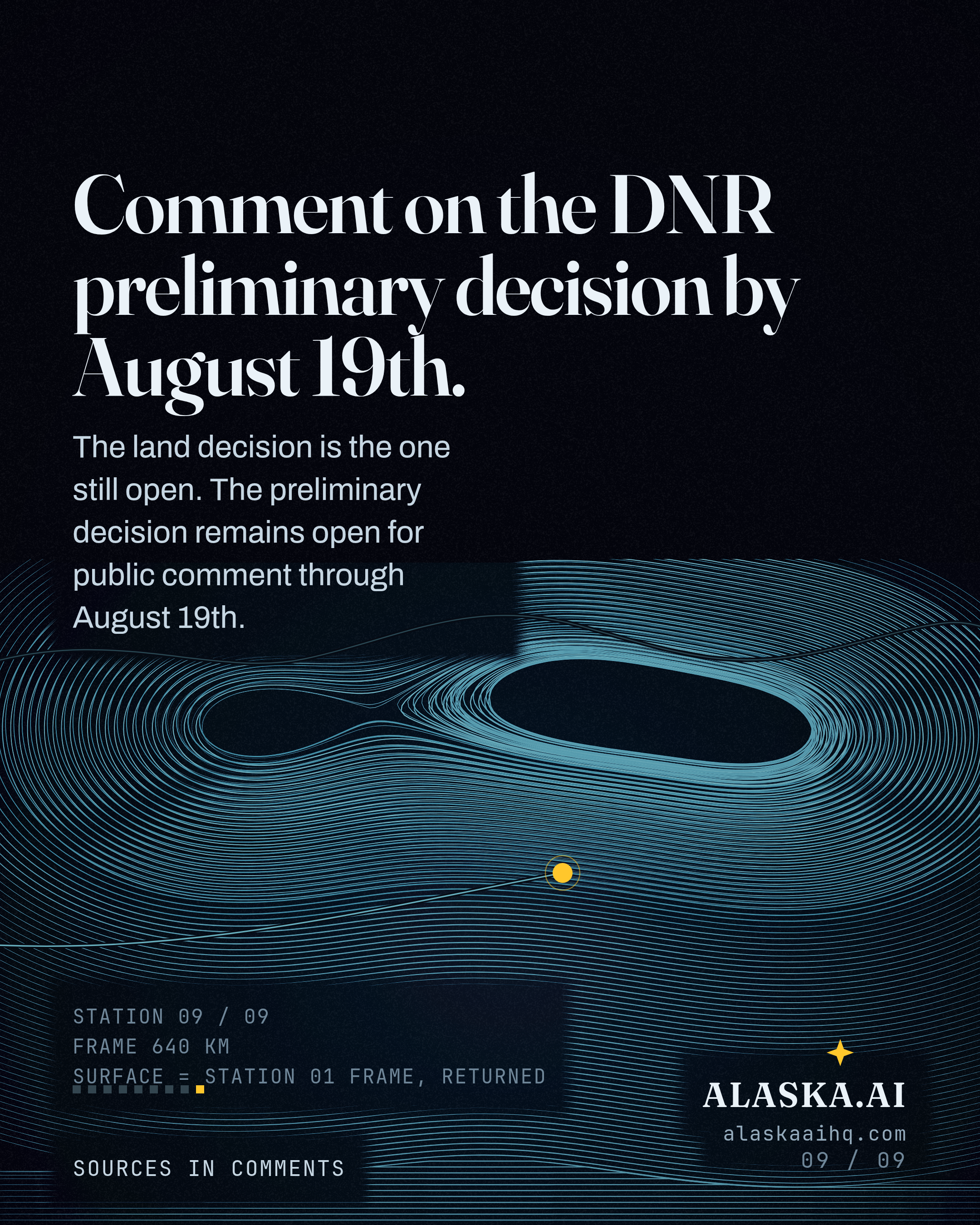 Comment on the DNR preliminary decision by August 19th