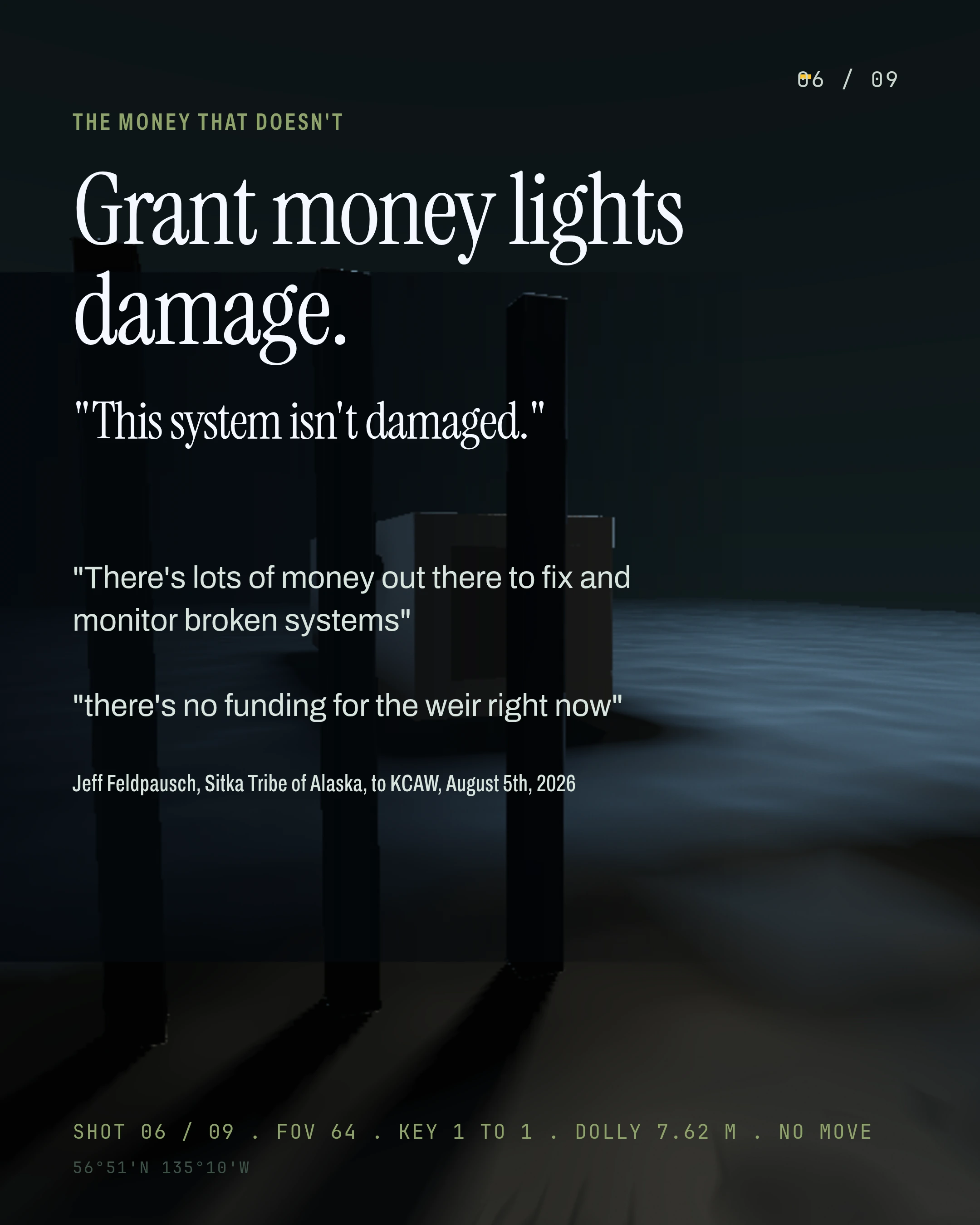 Grant money lights damage