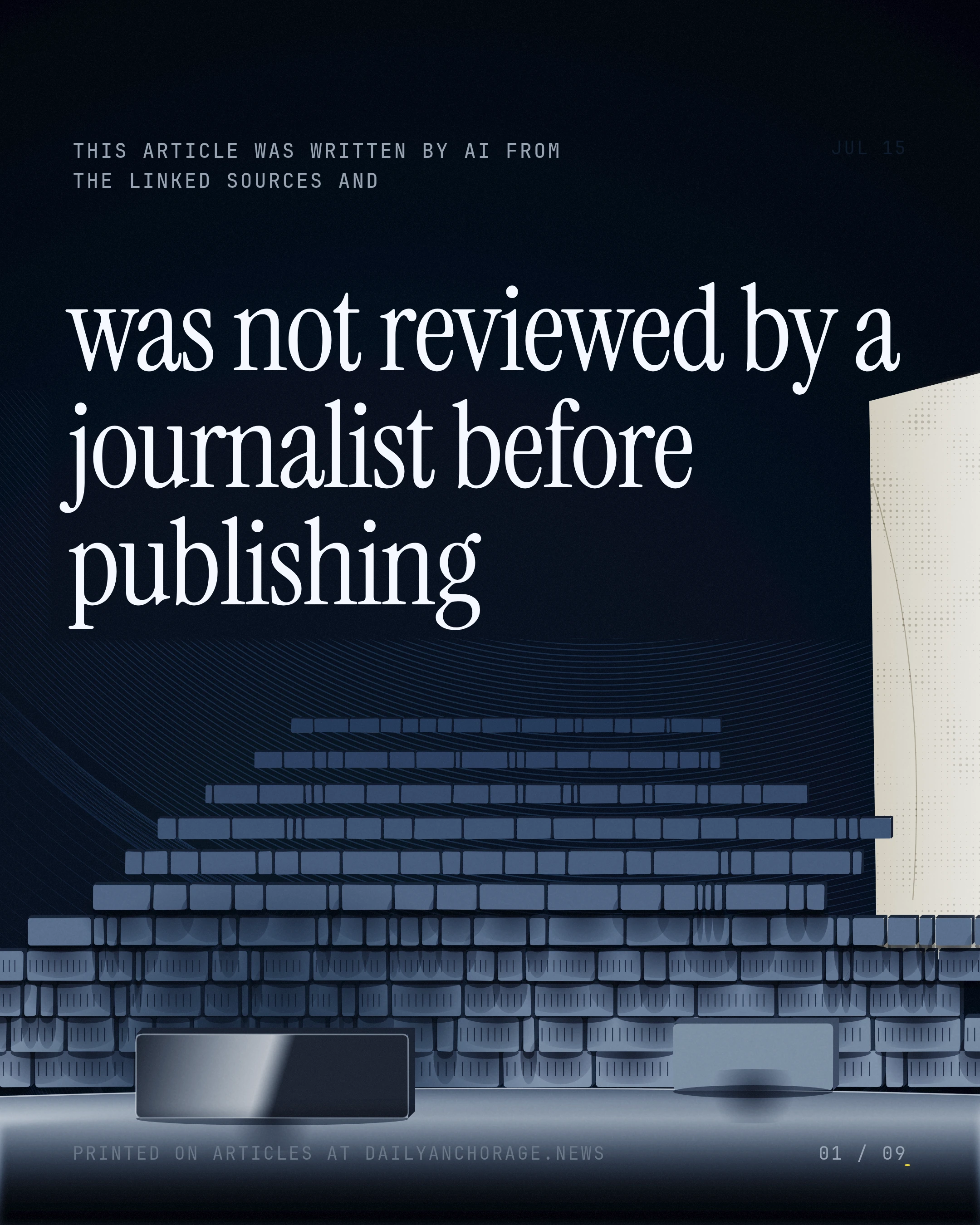 The Anchorage Paper That Wrote Itself, Then Stopped cover