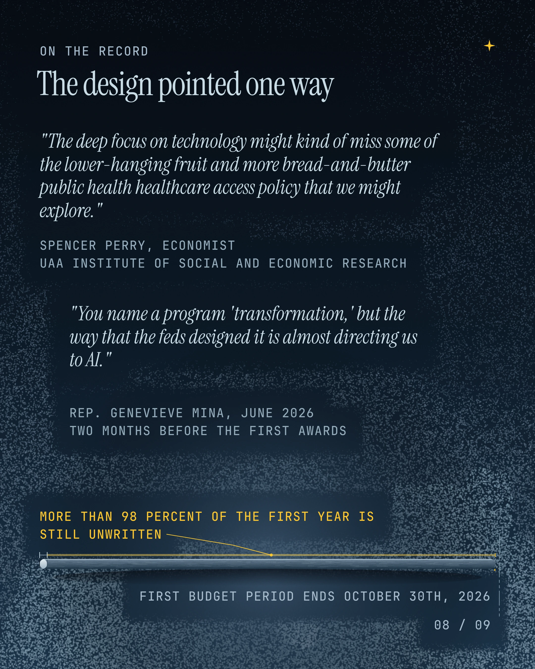 The design pointed one way
