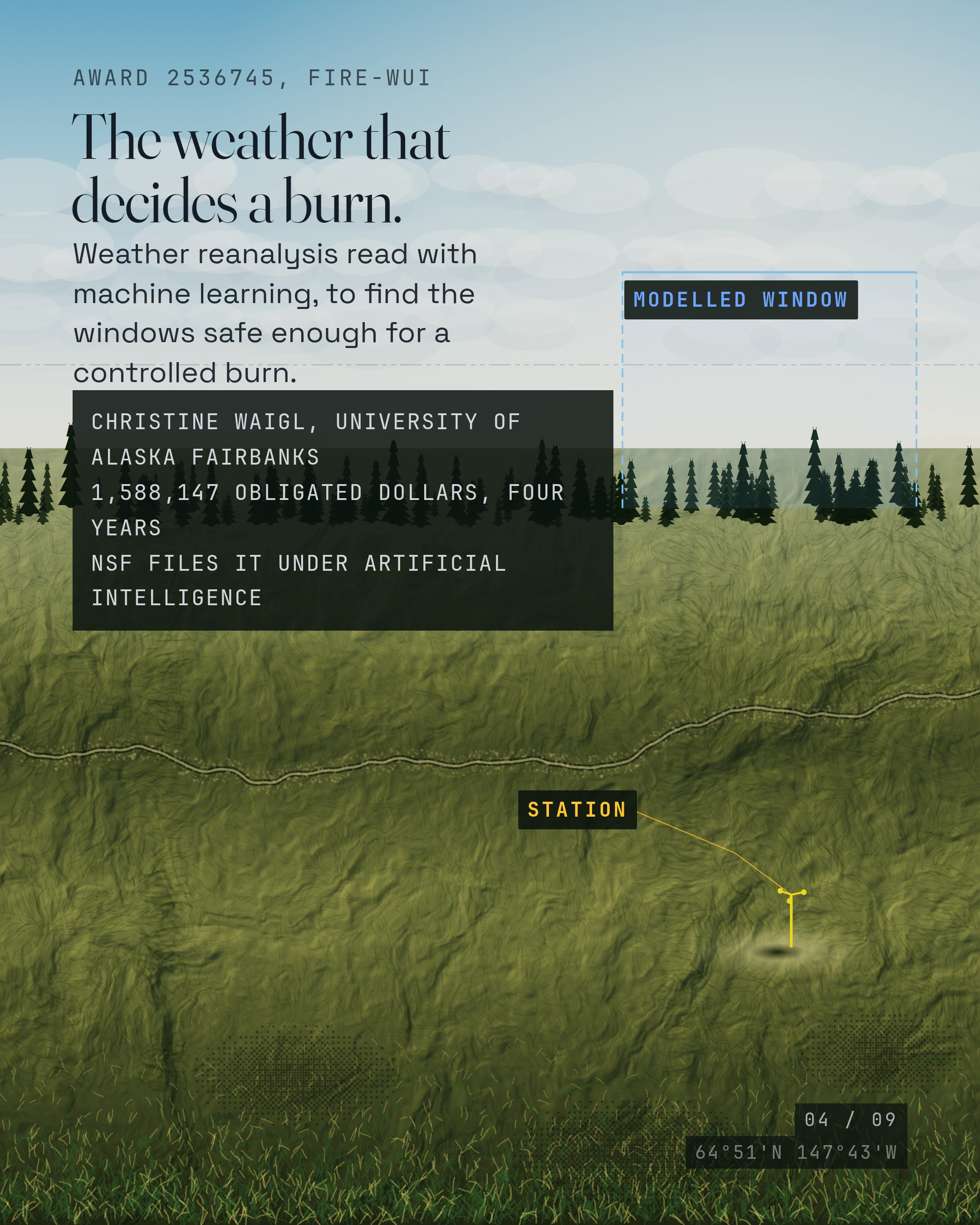 The weather that decides a burn. Weather reanalysis read with machine learning, to find the windows safe enough for a controlled burn