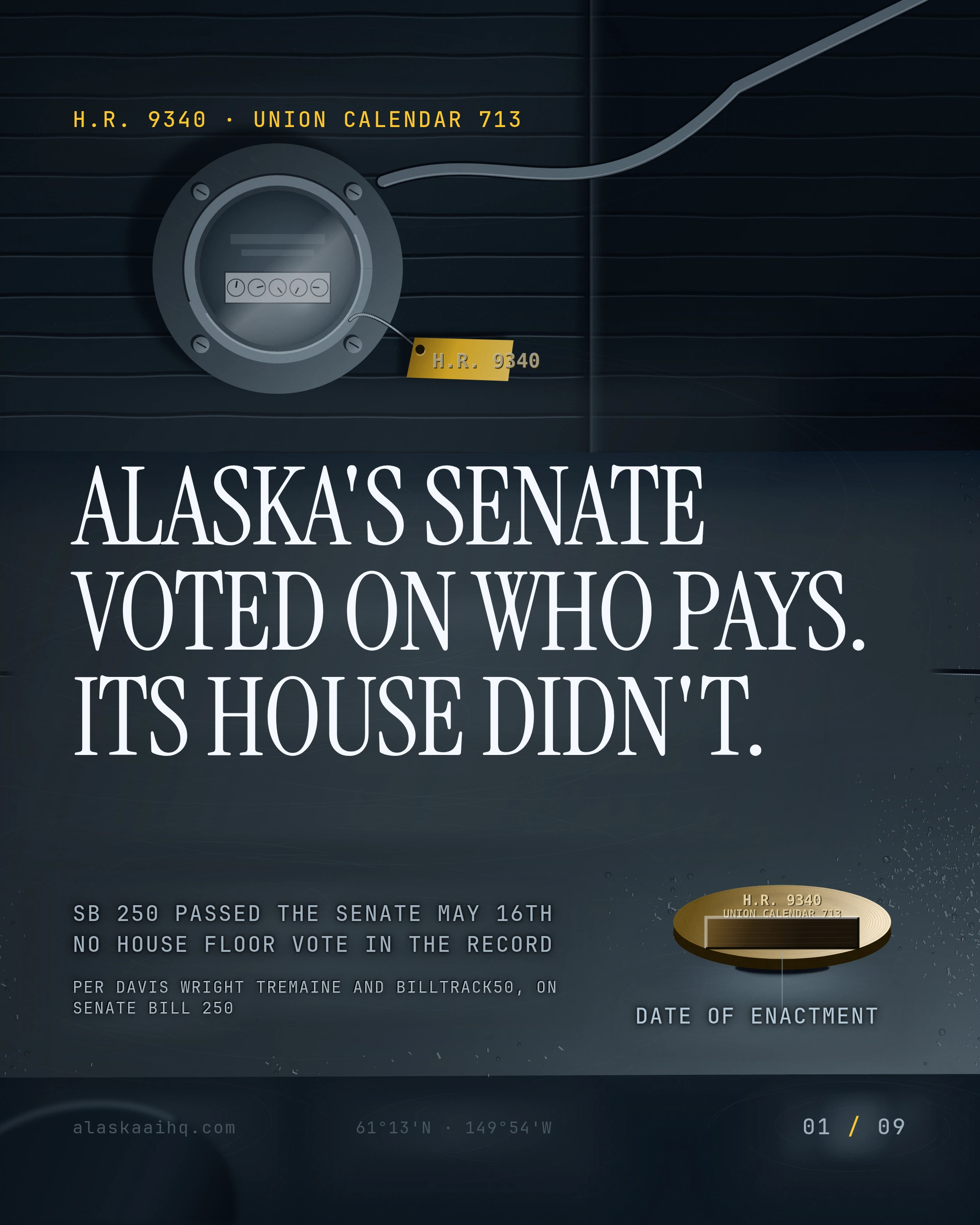 Alaska's Half Vote and a Federal Bill, slide 1 of 9