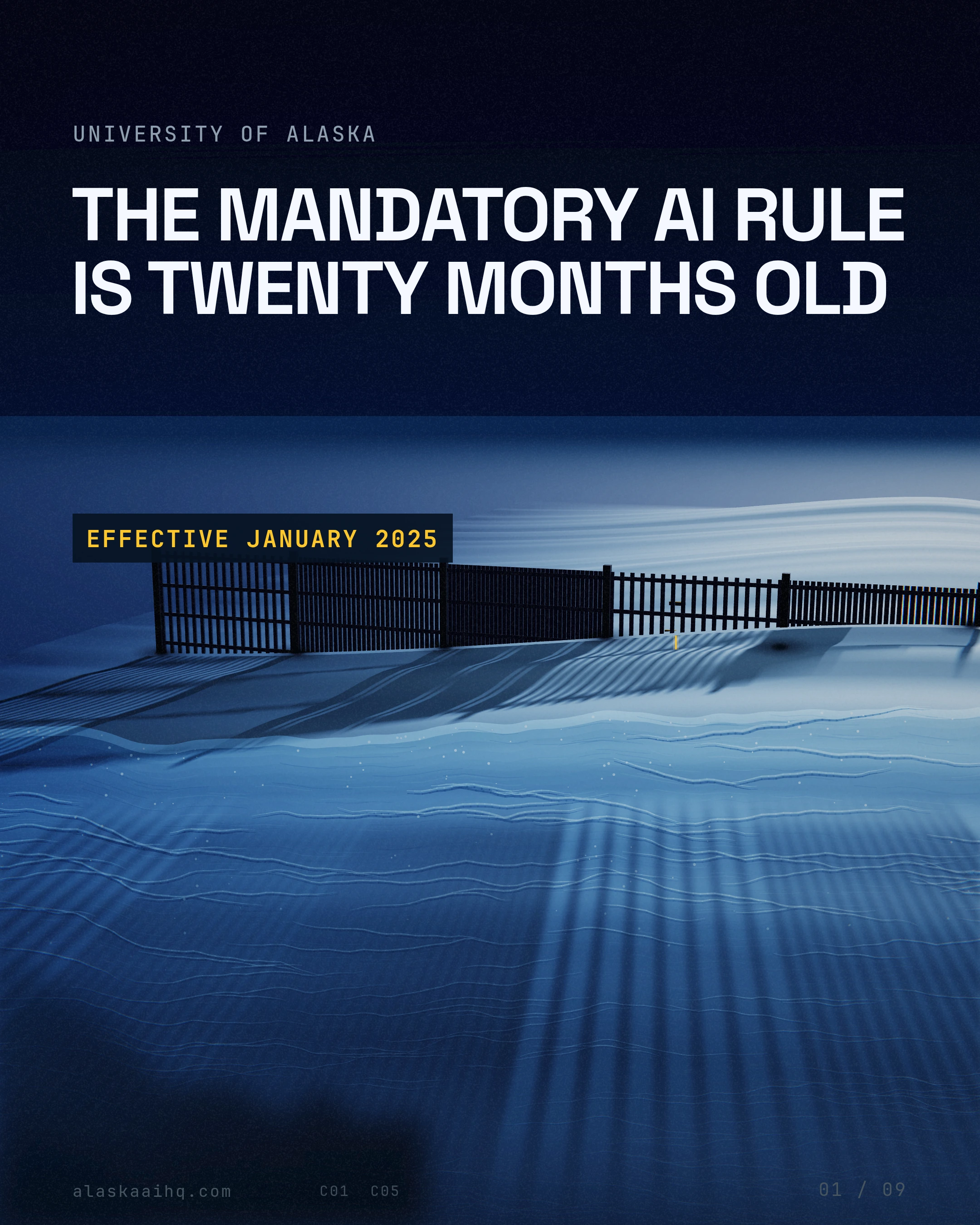 THE MANDATORY AI RULE IS TWENTY MONTHS OLD