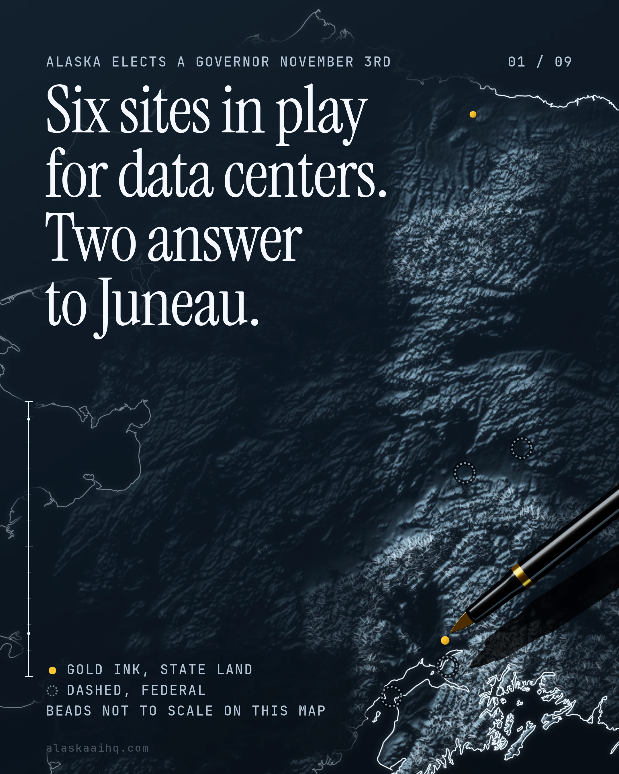 Six sites in play for data centers. Two answer to Juneau