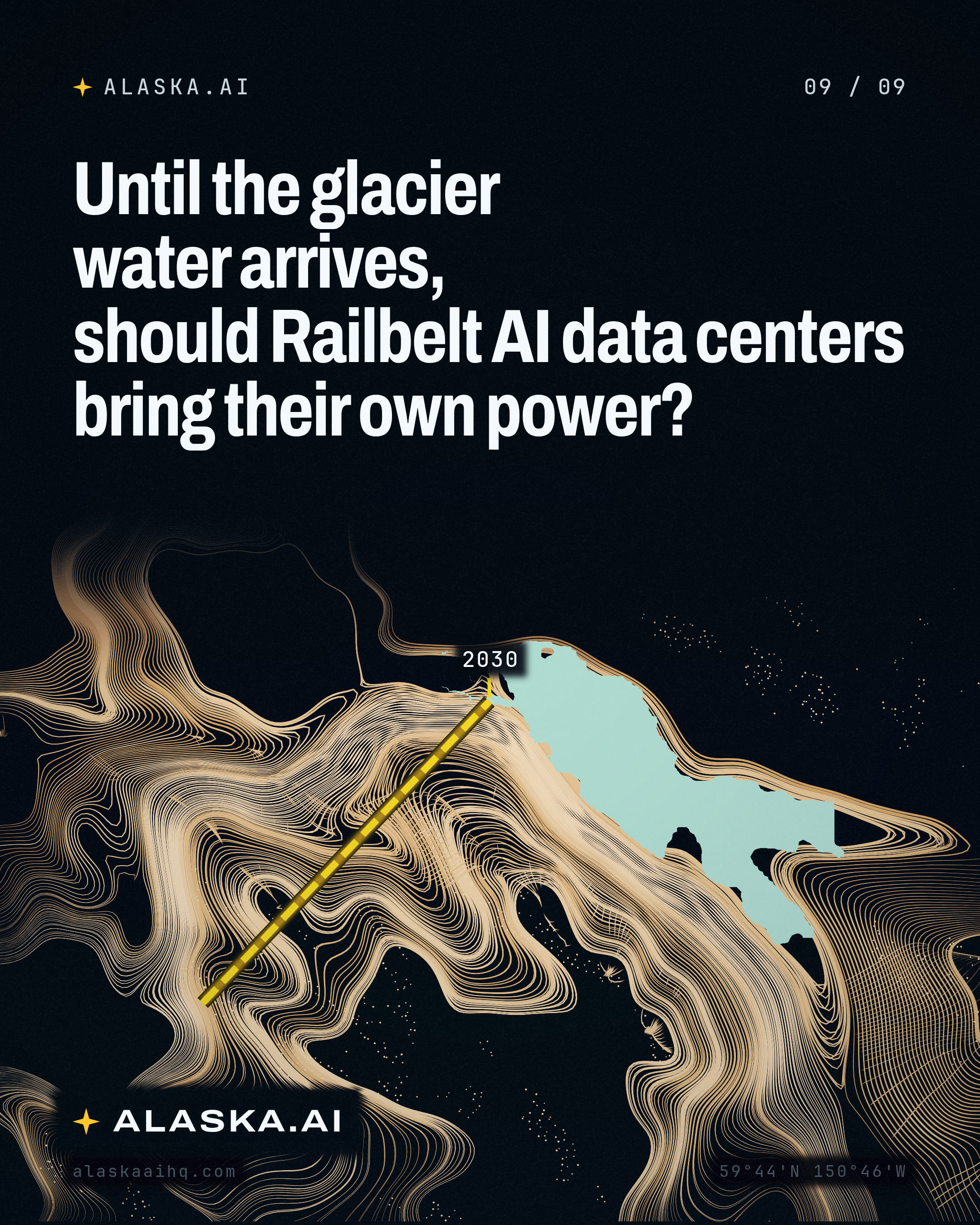 Until the glacier water arrives, should Railbelt AI data centers bring their own power?