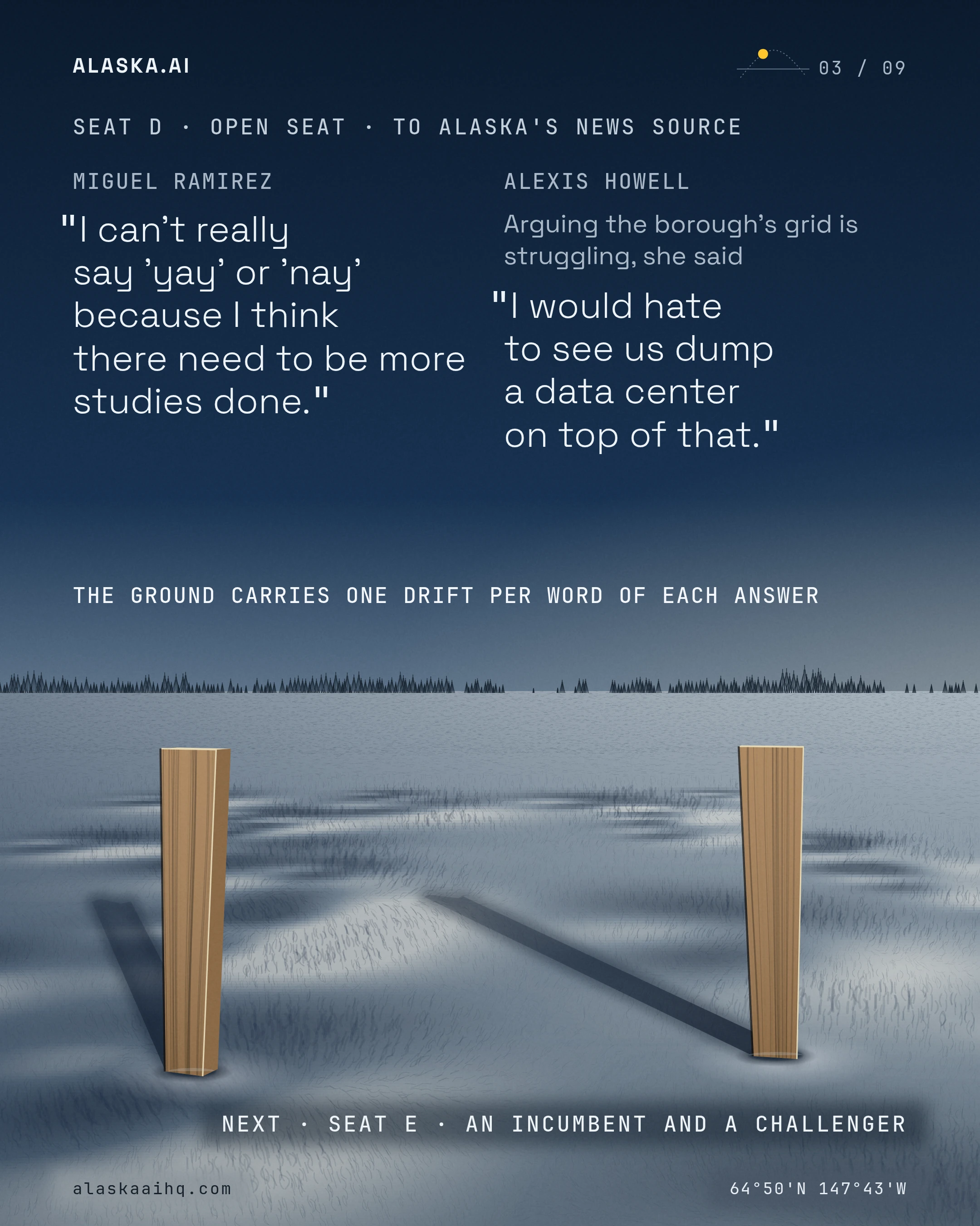 Fairbanks Votes Tuesday. Six Voices on AI Data Centers, slide 3 of 9