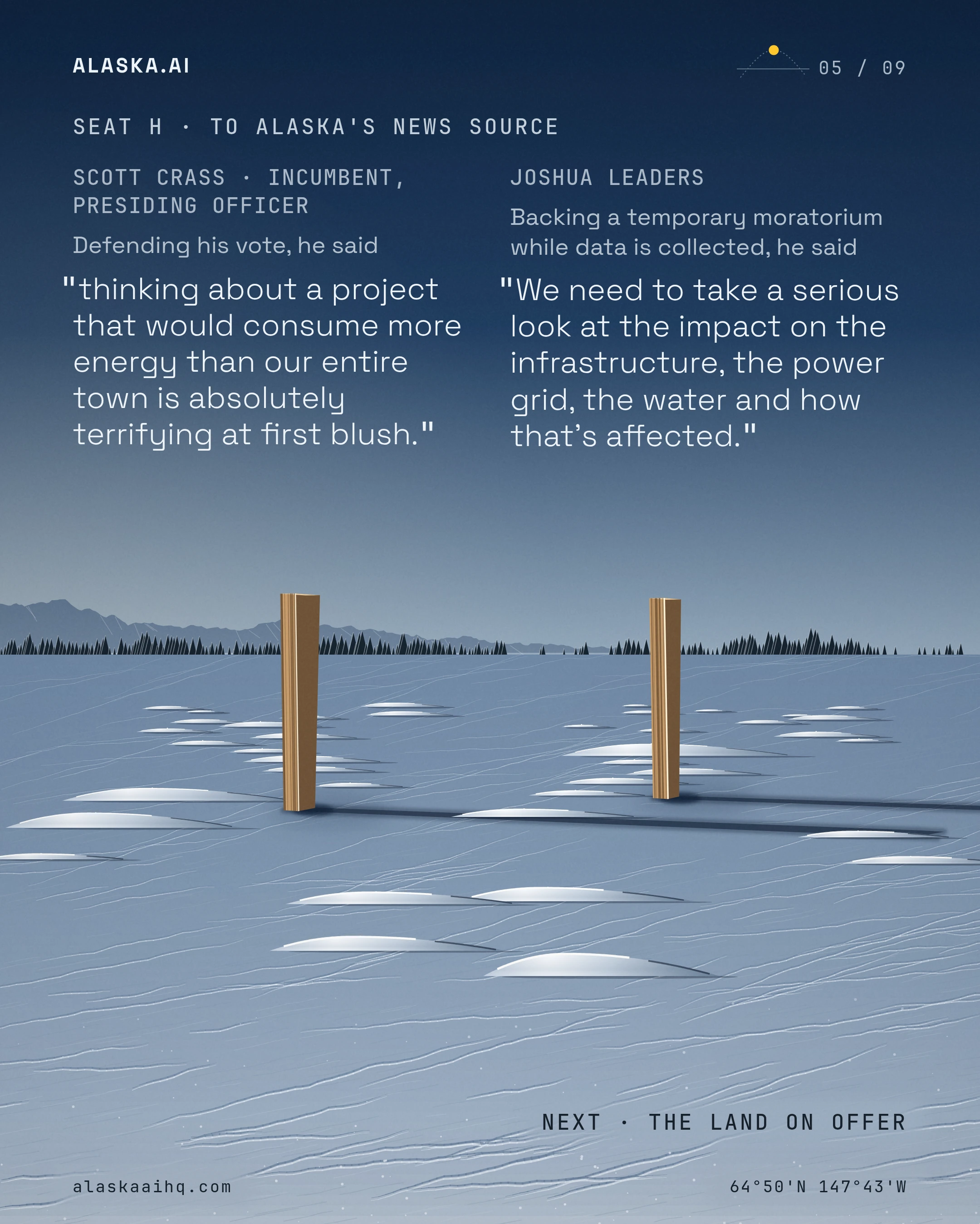 Fairbanks Votes Tuesday. Six Voices on AI Data Centers, slide 5 of 9