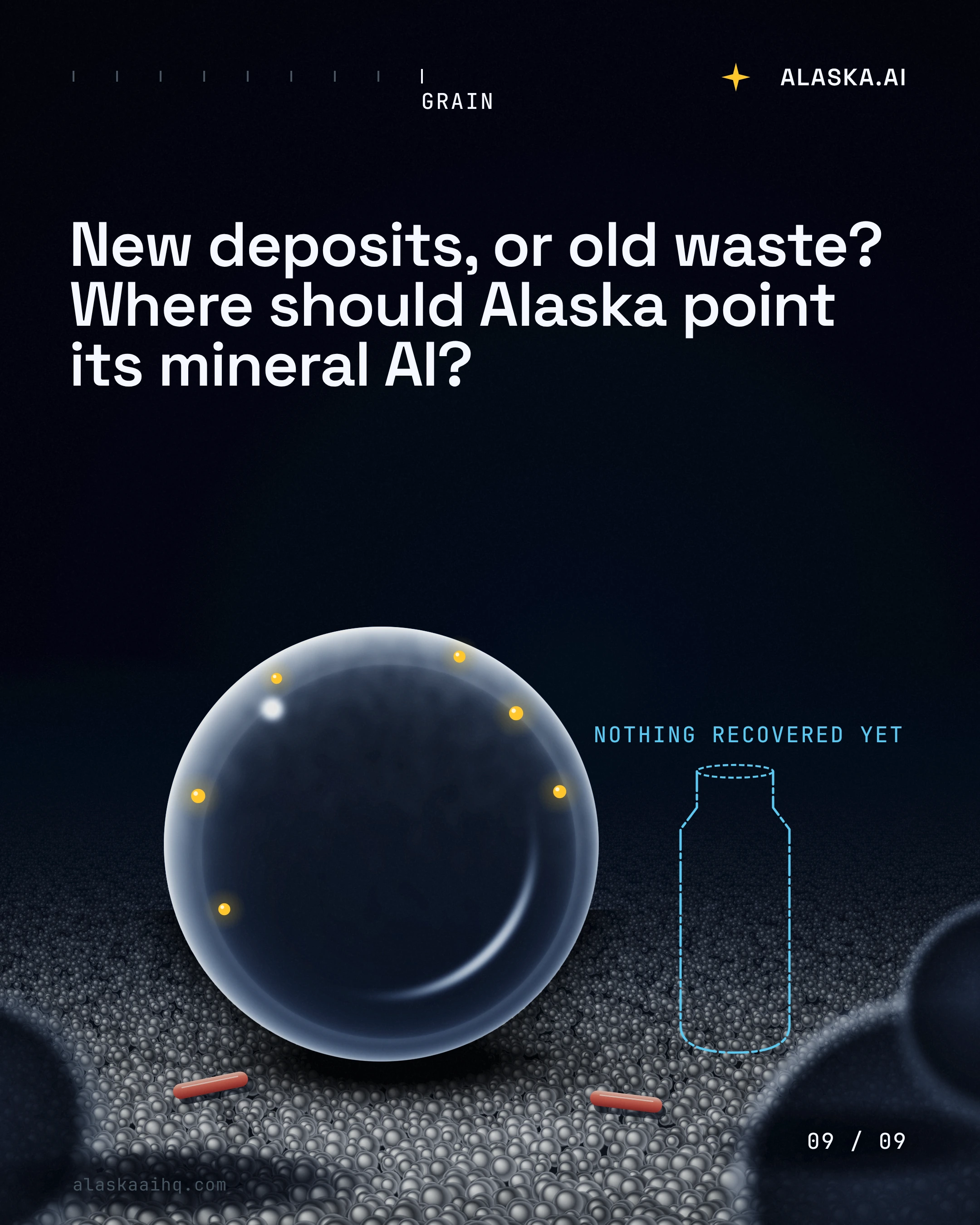 New deposits, or old waste? Where should Alaska point its mineral AI?