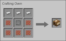Oven crafting recipe