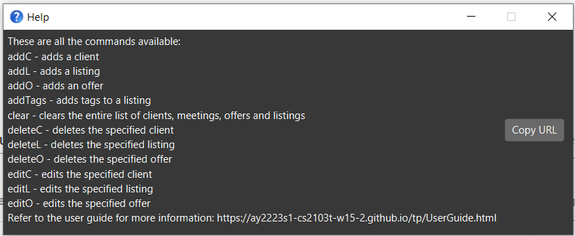 Help Command does not show accurate information · Issue #11 ...