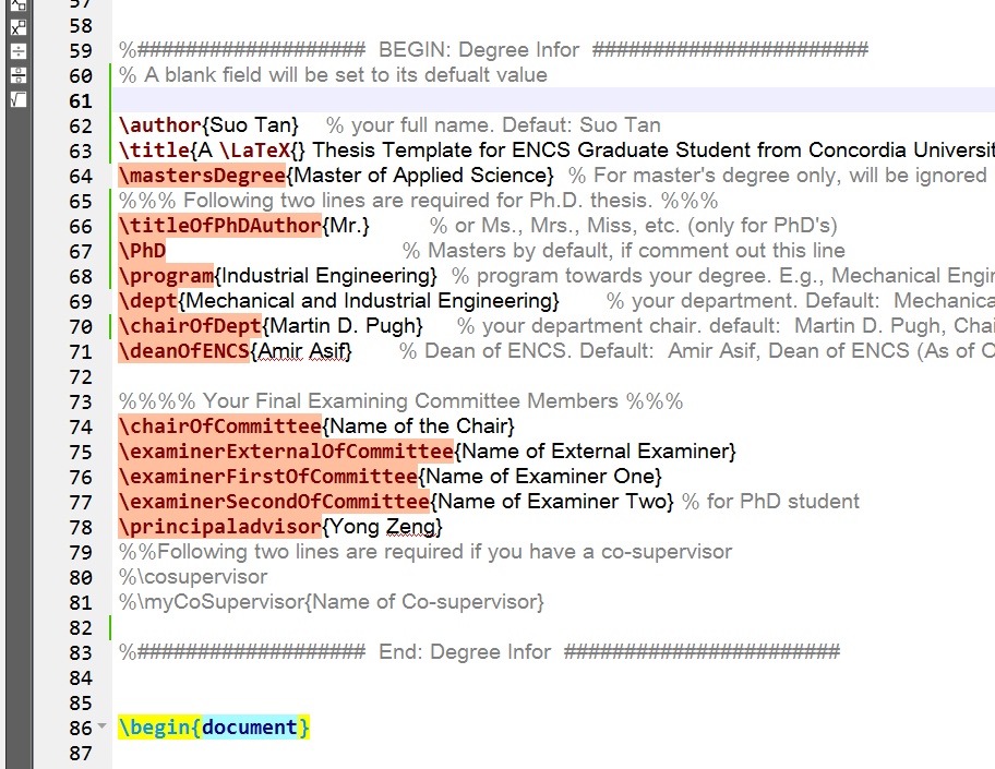 latex texworks syllabus template