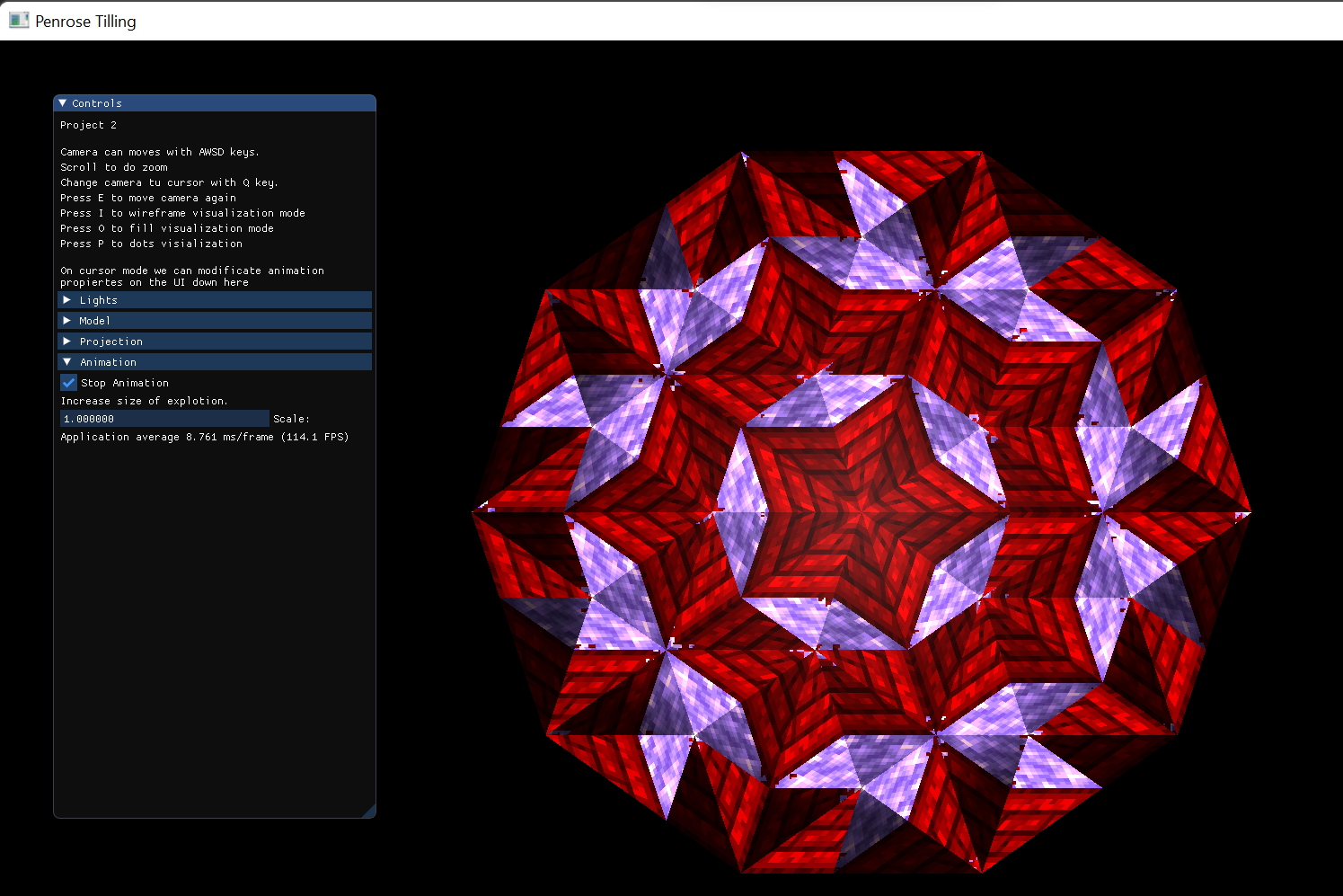 Penrose Tilling Capture