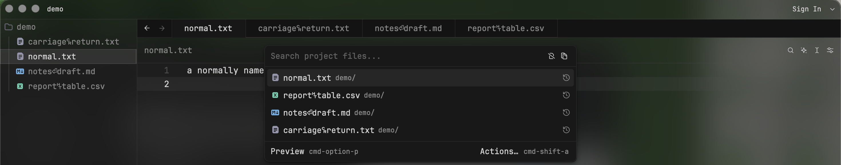 file finder after