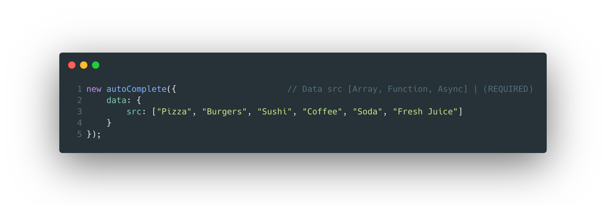 autoComplete.js Code Example
