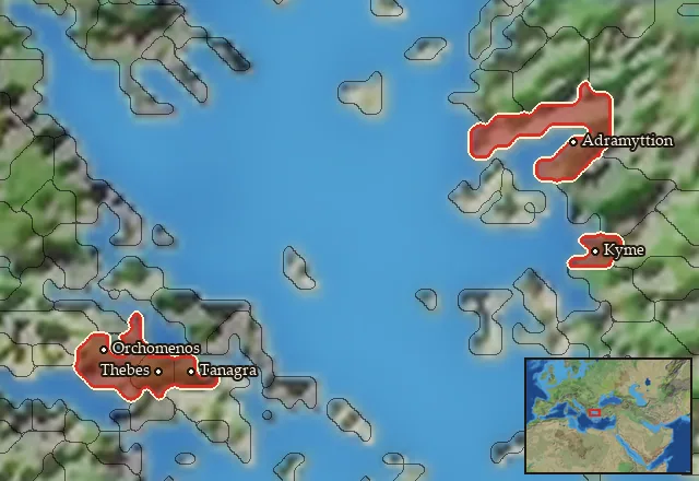 Where Mercenary Boiotian Hoplites can be hired