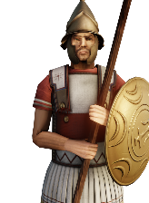 Seleucid Chrysaspides unit card