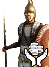 Mercenary Karian Hoplites unit card