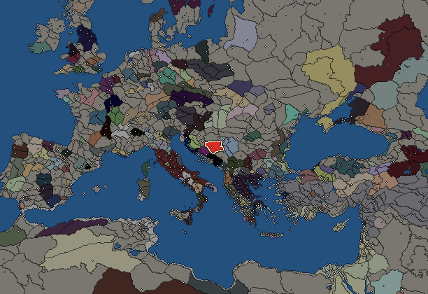 Starting territory of Daesitiates, with its neighbours