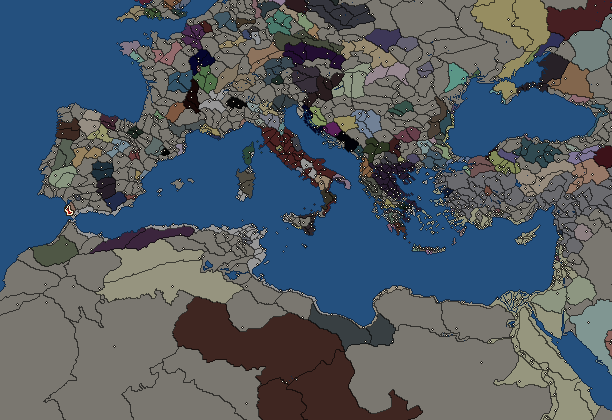 Starting territory of Gades, with its neighbours