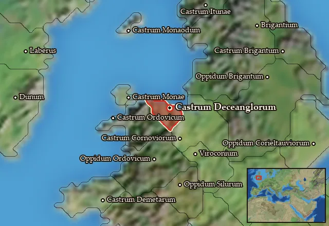 Map of Deceanglia and its neighbours