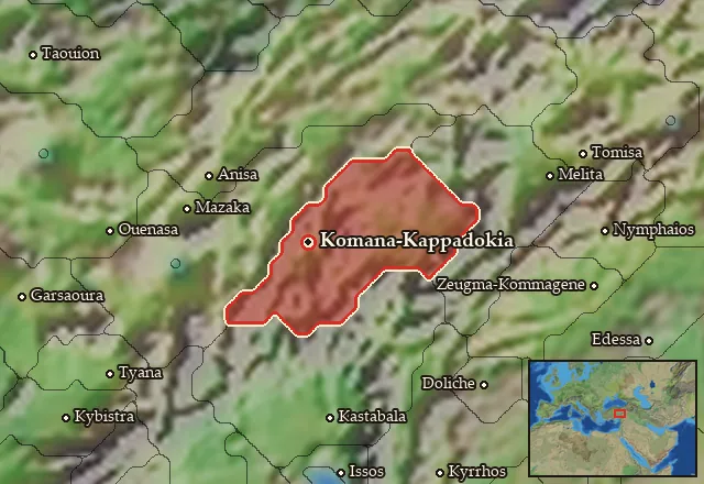 Map of Kataonia and its neighbours