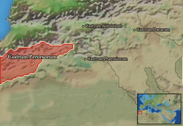 Map of Perorsia-Dararitaea and its neighbours