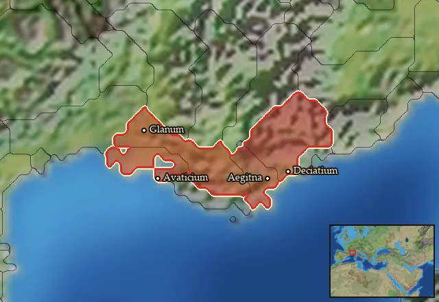 Regions carrying Salluvian