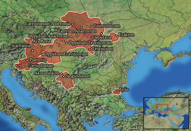 Regions carrying Galatian