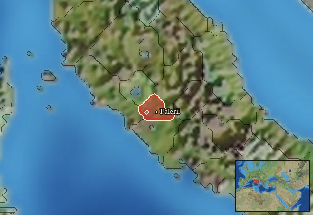 Regions carrying Faliscan