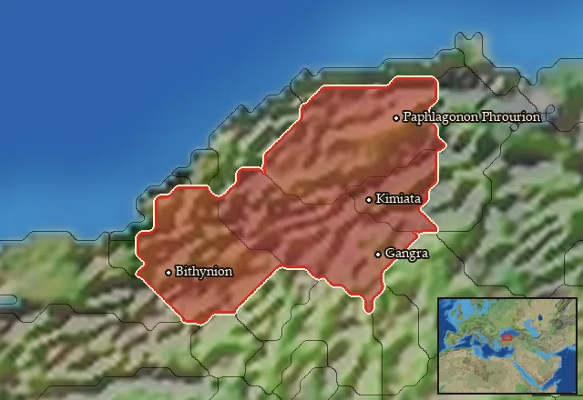 Regions carrying Paphlagonian
