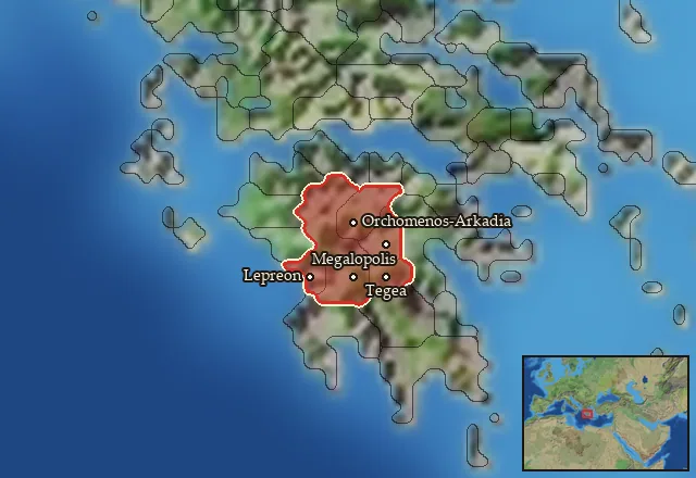 Regions carrying Arcadian