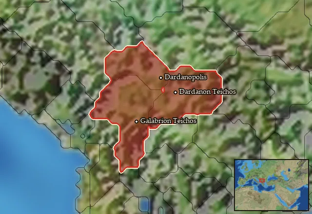 Regions carrying Dardanian