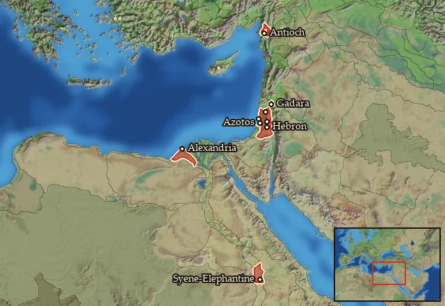 Regions carrying Judaean