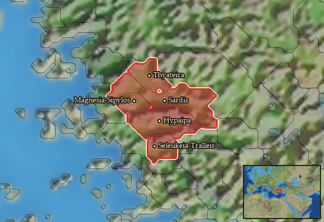 Regions carrying Lydian
