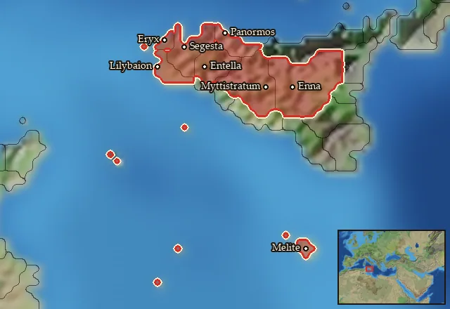 Regions carrying Sicel